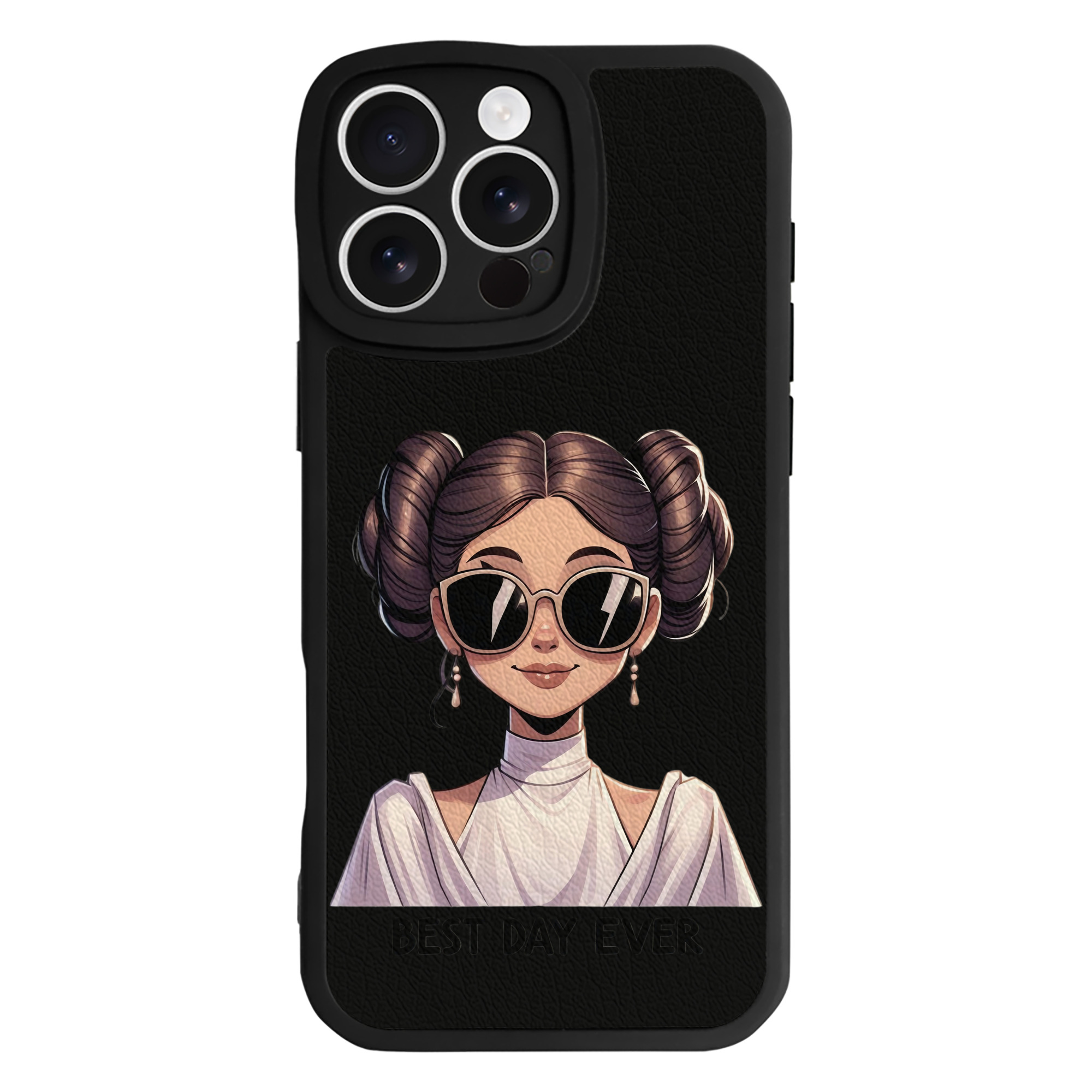 （画像用） スター・ウォーズ Star Wars 【iPhone 16シリーズ対応】シリコンスマホケース（レザー調） 材質：シリコン